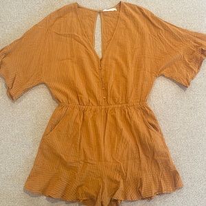 Lush Orange Romper